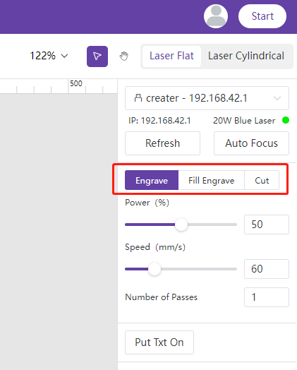 Whats The Difference Between Engrave Fill Engrave Cut Modes Wecreat Support